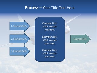 Aviation Travel Sun PowerPoint Template