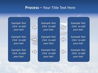 Aviation Travel Sun PowerPoint Template