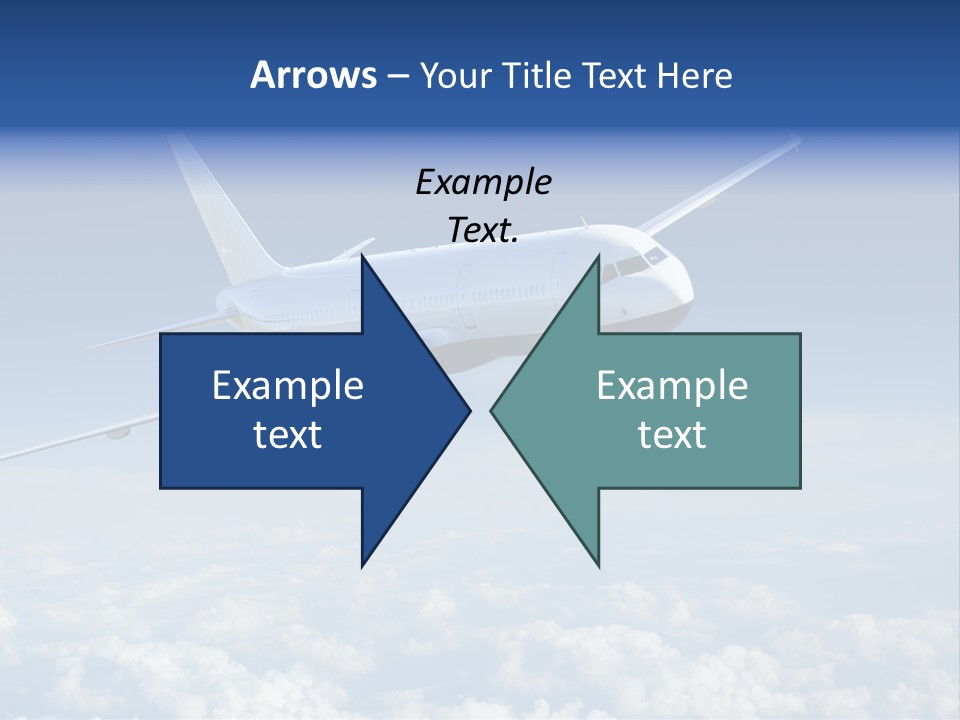 Aviation Travel Sun PowerPoint Template