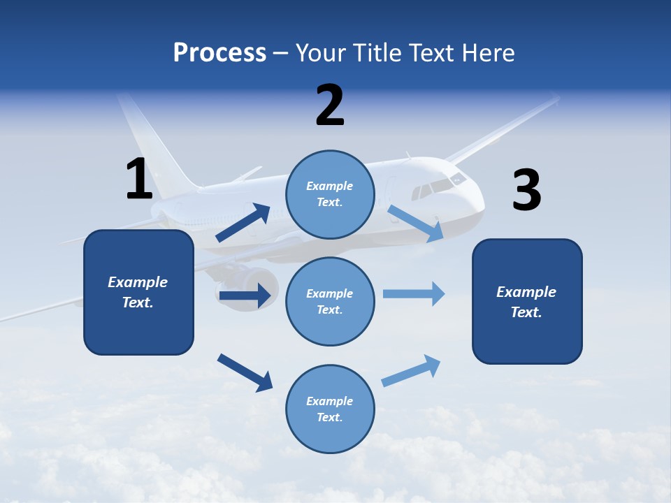 Aviation Travel Sun PowerPoint Template