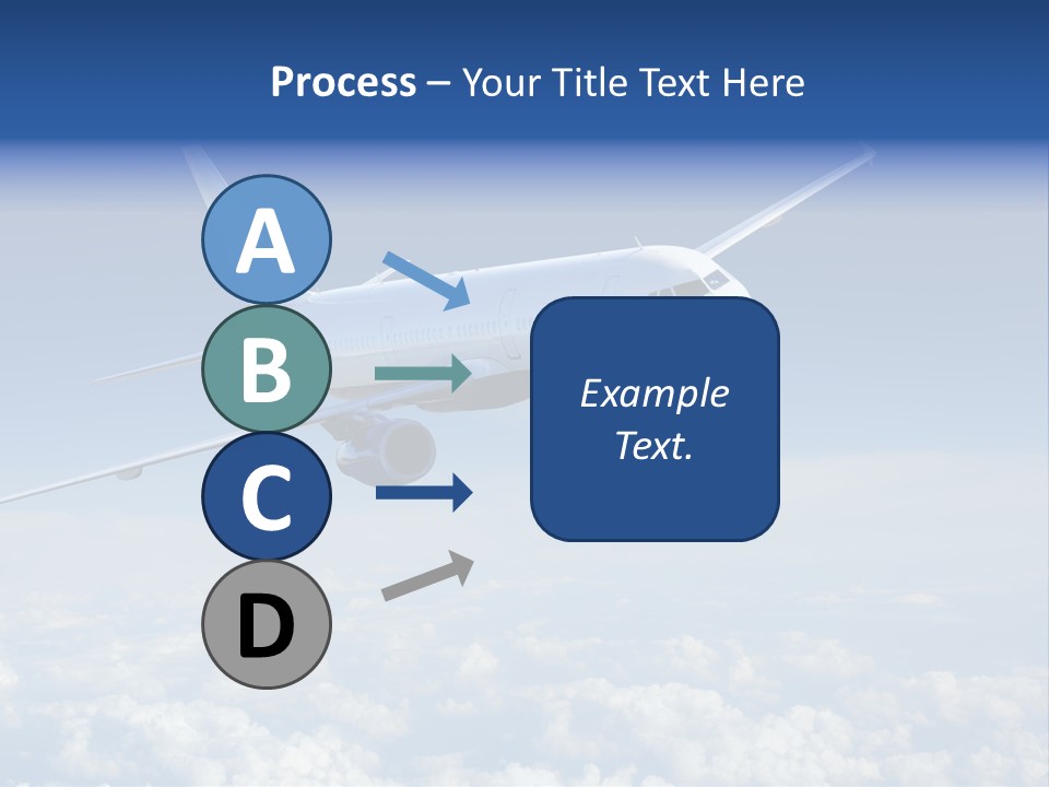 Aviation Travel Sun PowerPoint Template