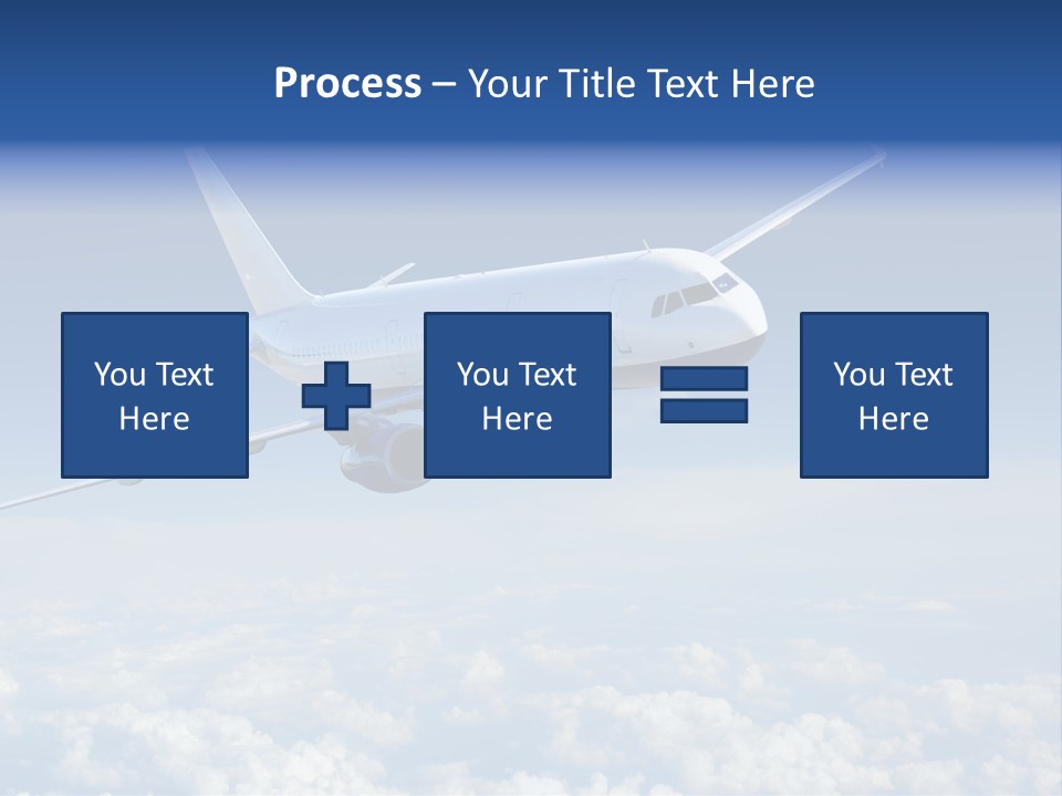 Aviation Travel Sun PowerPoint Template