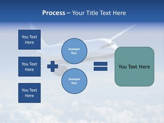 Aviation Travel Sun PowerPoint Template