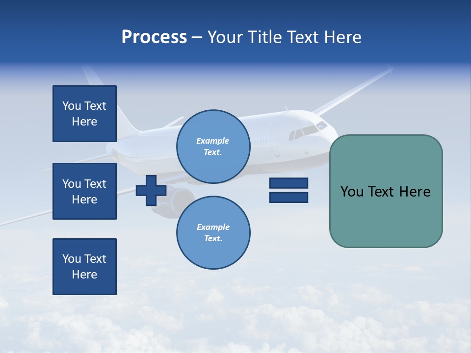 Aviation Travel Sun PowerPoint Template