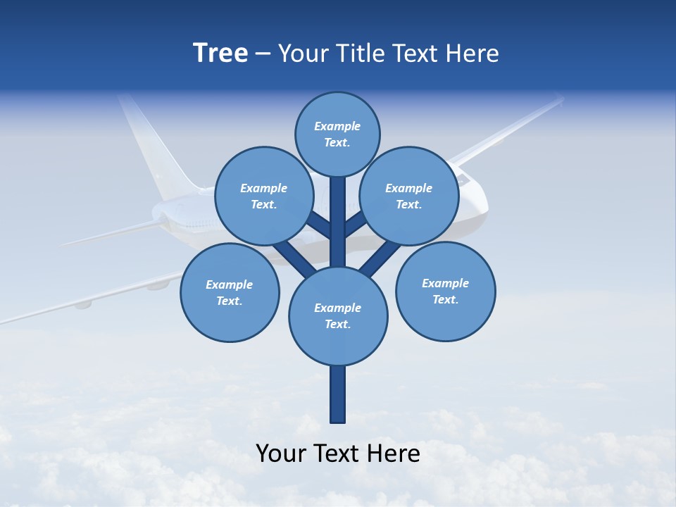 Aviation Travel Sun PowerPoint Template