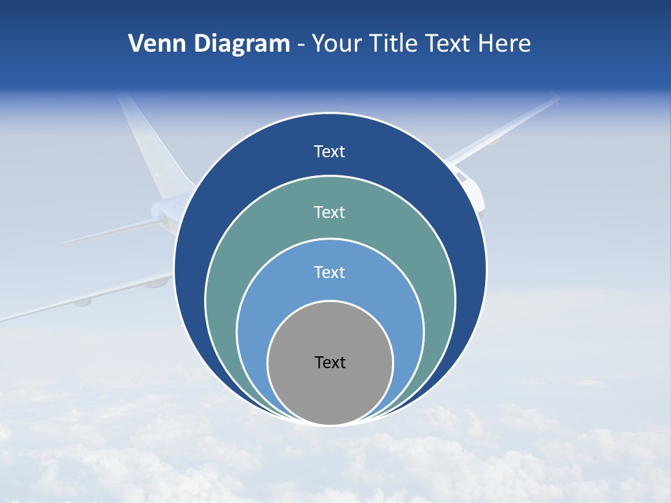 Aviation Travel Sun PowerPoint Template