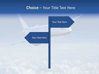 Aviation Travel Sun PowerPoint Template