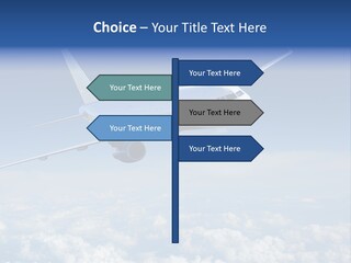 Aviation Travel Sun PowerPoint Template