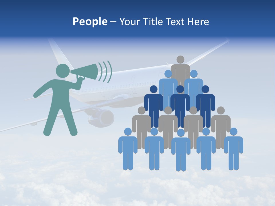 Aviation Travel Sun PowerPoint Template