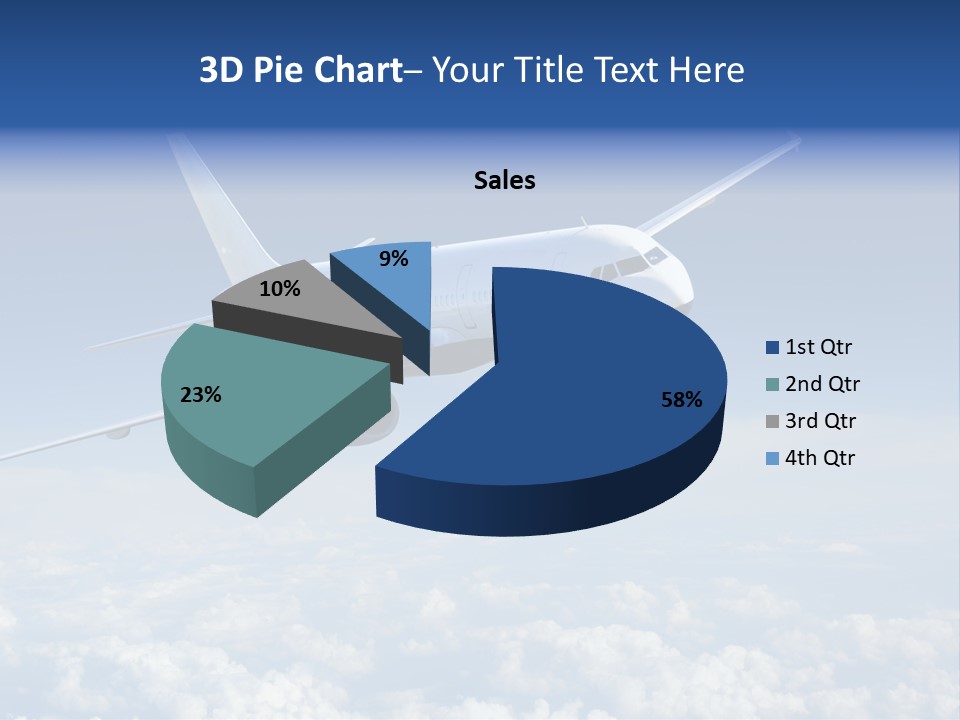 Aviation Travel Sun PowerPoint Template