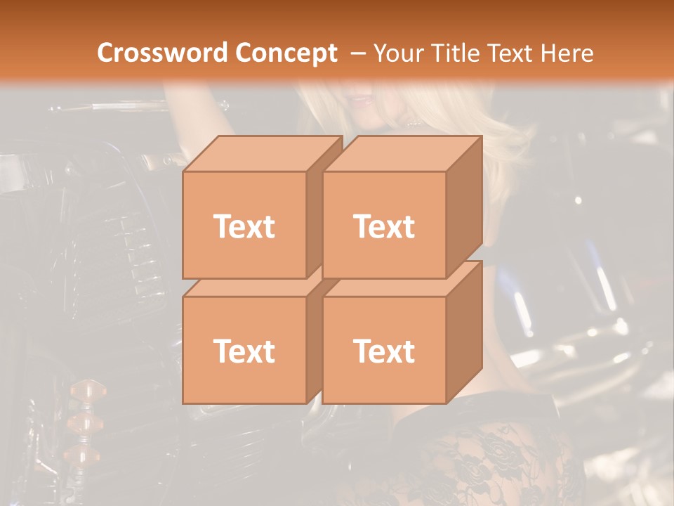 Blonde Tools Sexy PowerPoint Template