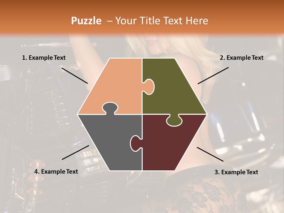 Blonde Tools Sexy PowerPoint Template