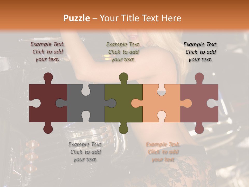 Blonde Tools Sexy PowerPoint Template