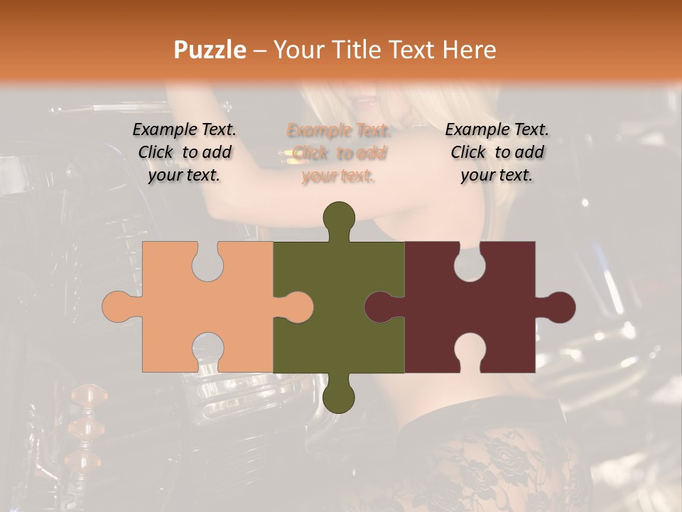 Blonde Tools Sexy PowerPoint Template