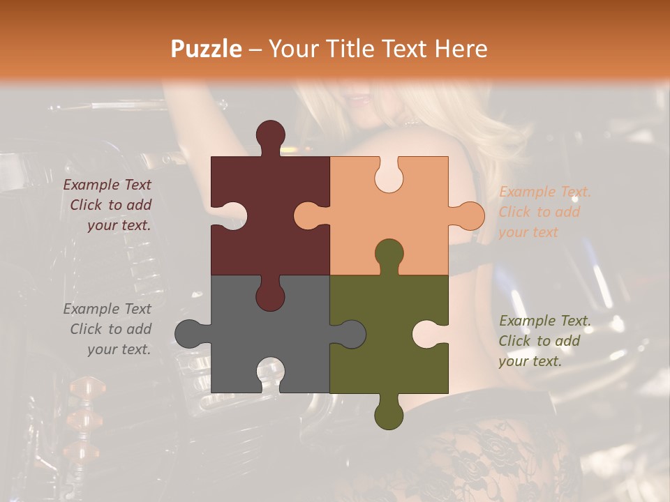 Blonde Tools Sexy PowerPoint Template