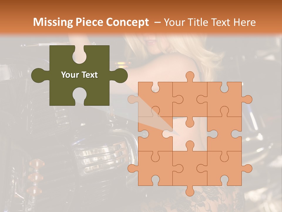 Blonde Tools Sexy PowerPoint Template