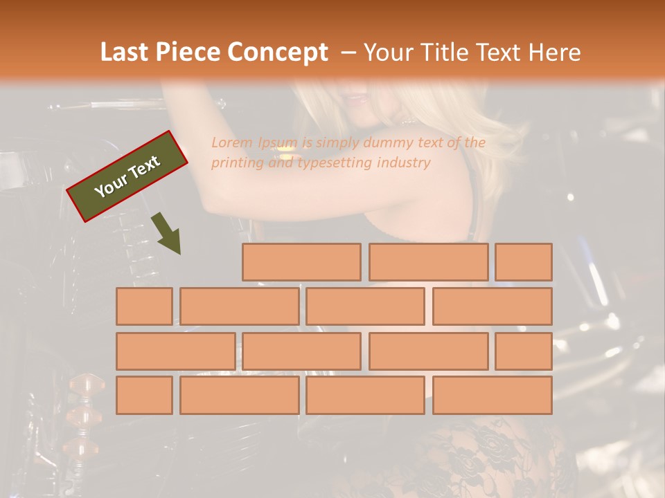Blonde Tools Sexy PowerPoint Template