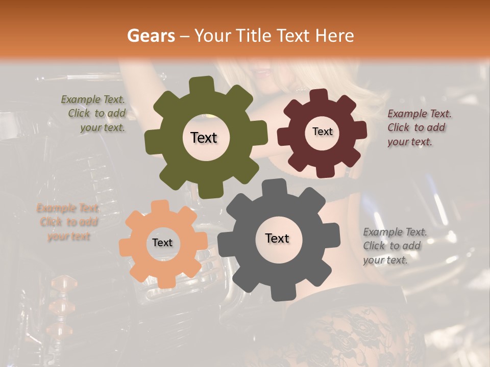 Blonde Tools Sexy PowerPoint Template