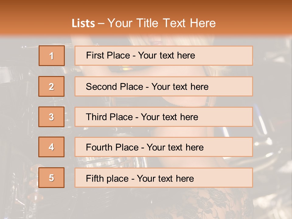 Blonde Tools Sexy PowerPoint Template