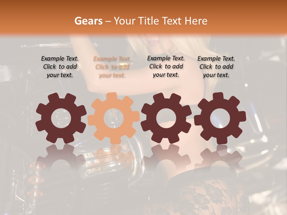 Blonde Tools Sexy PowerPoint Template