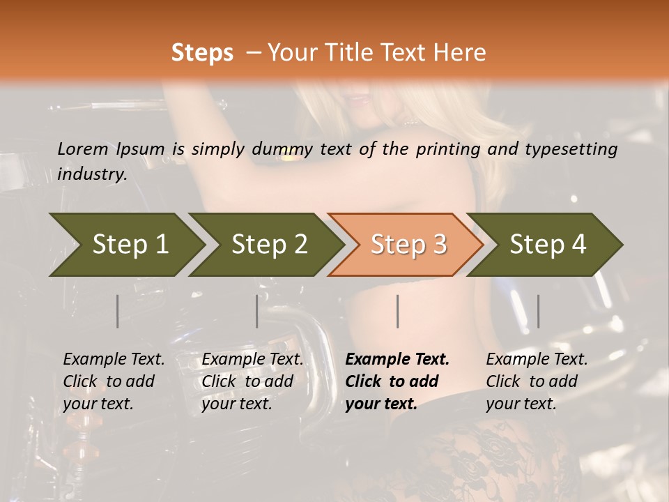 Blonde Tools Sexy PowerPoint Template