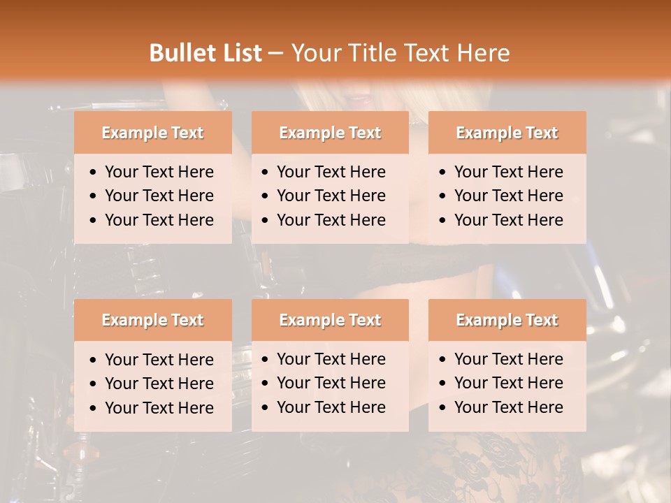 Blonde Tools Sexy PowerPoint Template