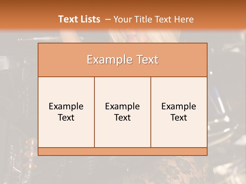Blonde Tools Sexy PowerPoint Template