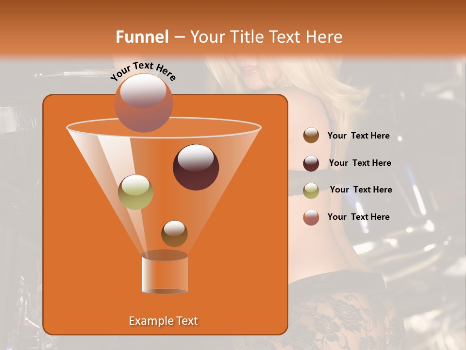 Blonde Tools Sexy PowerPoint Template