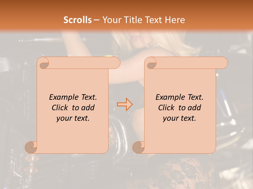Blonde Tools Sexy PowerPoint Template
