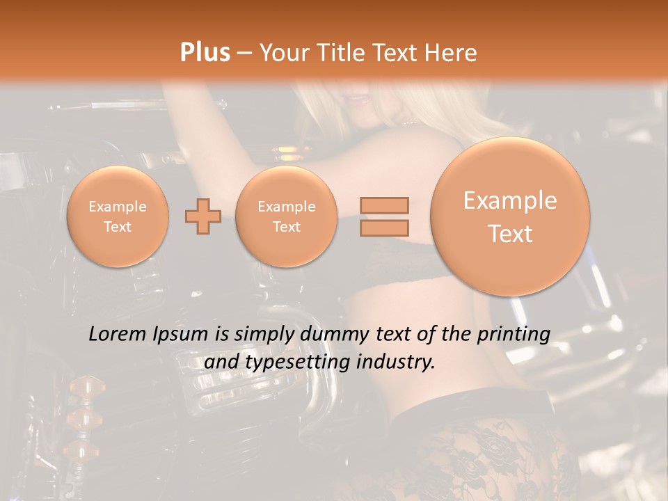 Blonde Tools Sexy PowerPoint Template