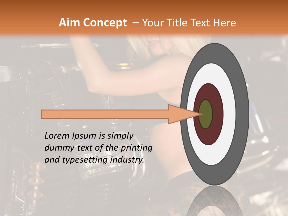 Blonde Tools Sexy PowerPoint Template