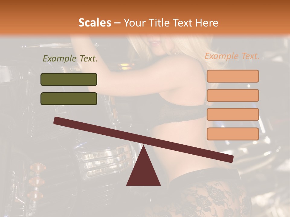 Blonde Tools Sexy PowerPoint Template