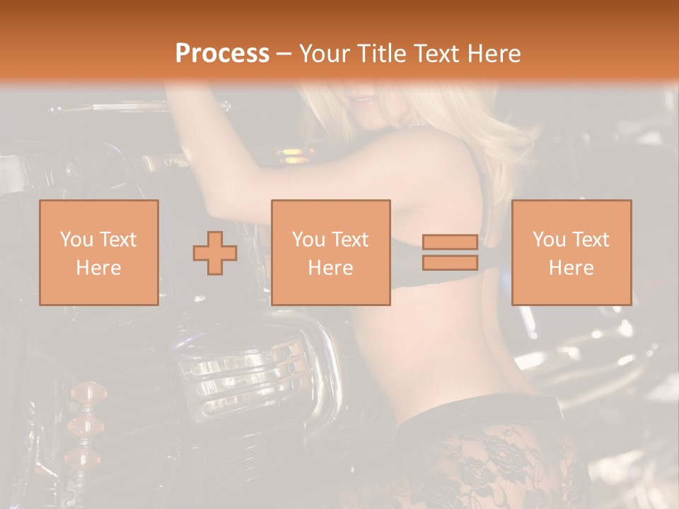 Blonde Tools Sexy PowerPoint Template