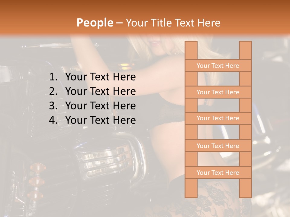 Blonde Tools Sexy PowerPoint Template