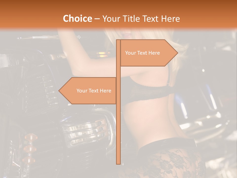 Blonde Tools Sexy PowerPoint Template
