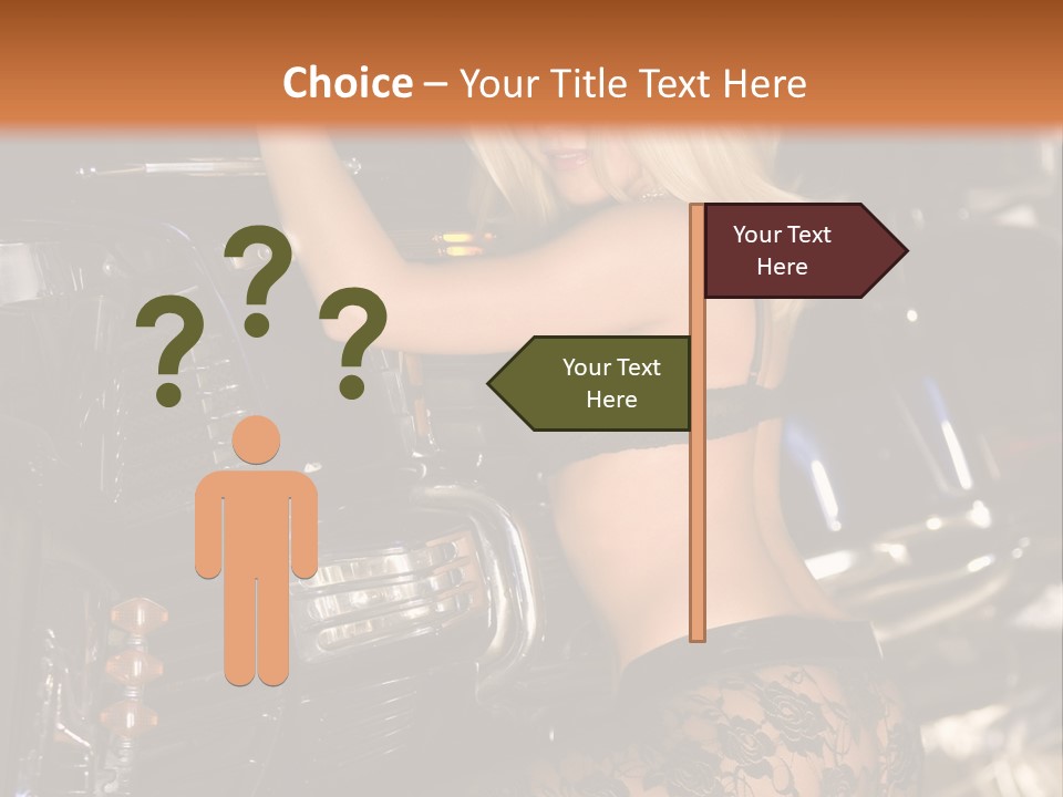 Blonde Tools Sexy PowerPoint Template