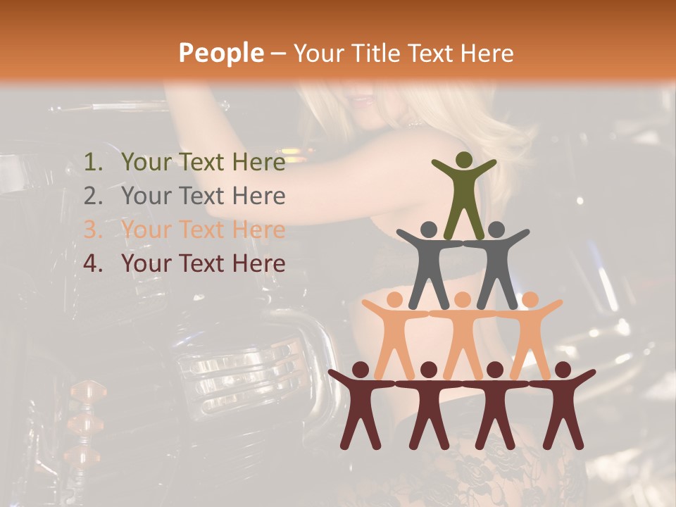 Blonde Tools Sexy PowerPoint Template