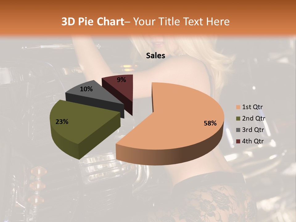 Blonde Tools Sexy PowerPoint Template