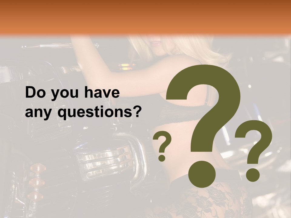 Blonde Tools Sexy PowerPoint Template