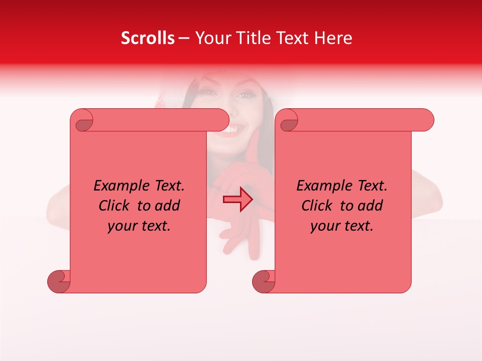 Space Paper Isolated PowerPoint Template