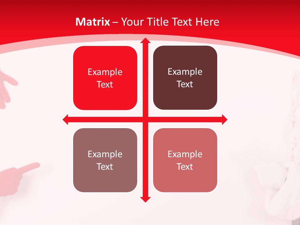 Santa Flyer Hat PowerPoint Template