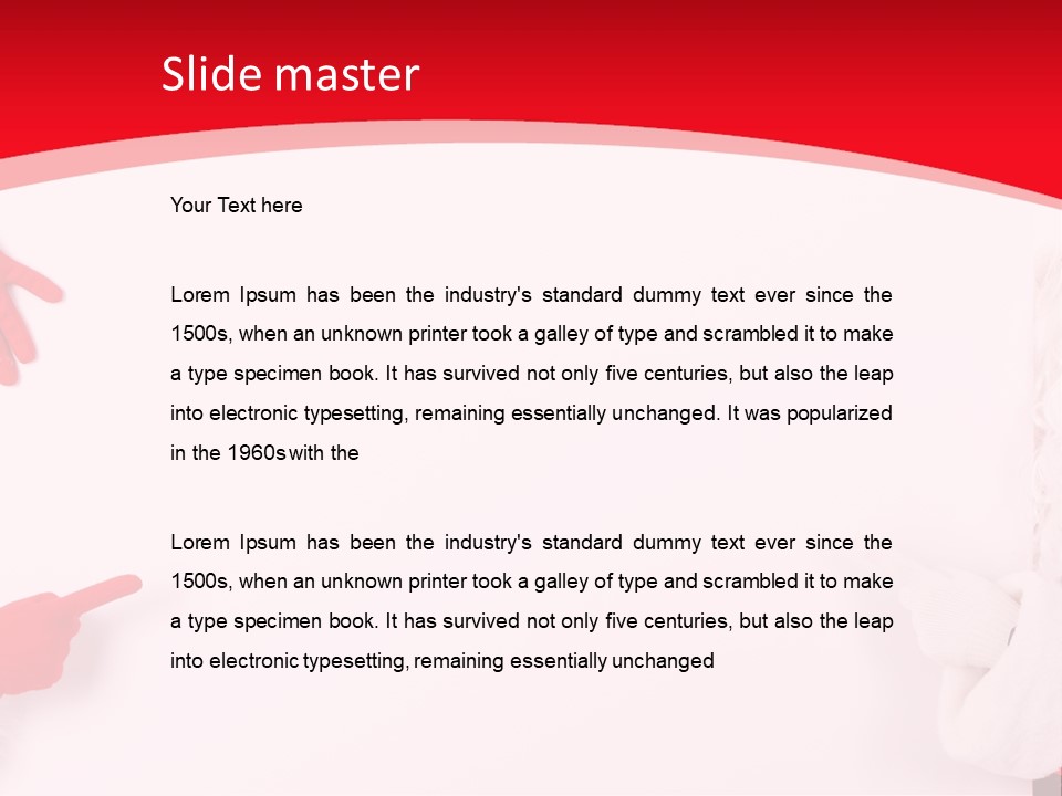 Santa Flyer Hat PowerPoint Template