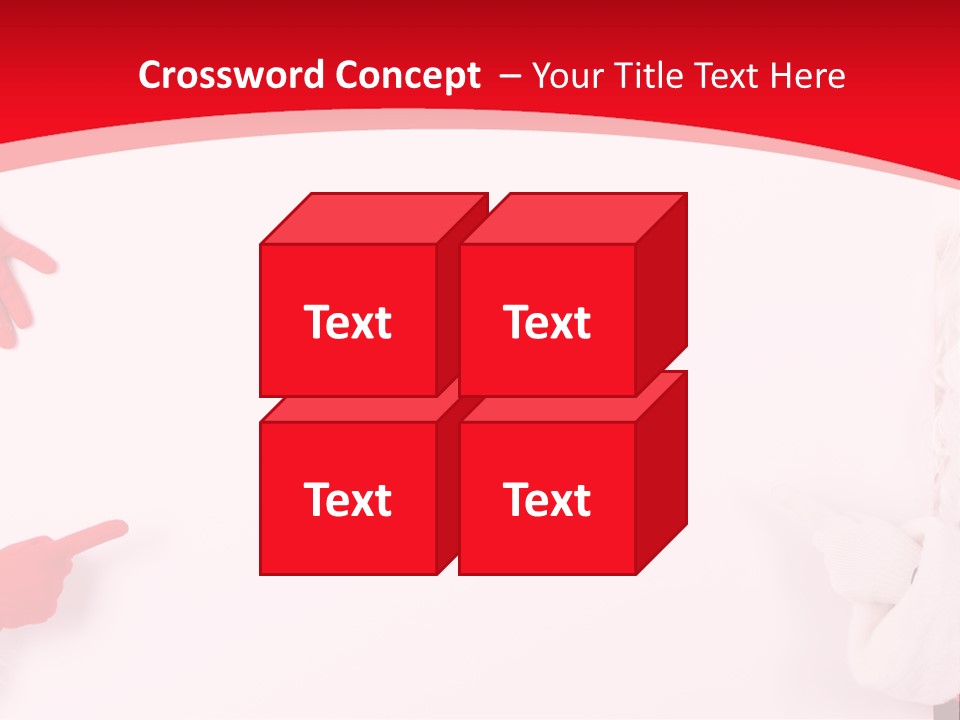 Santa Flyer Hat PowerPoint Template