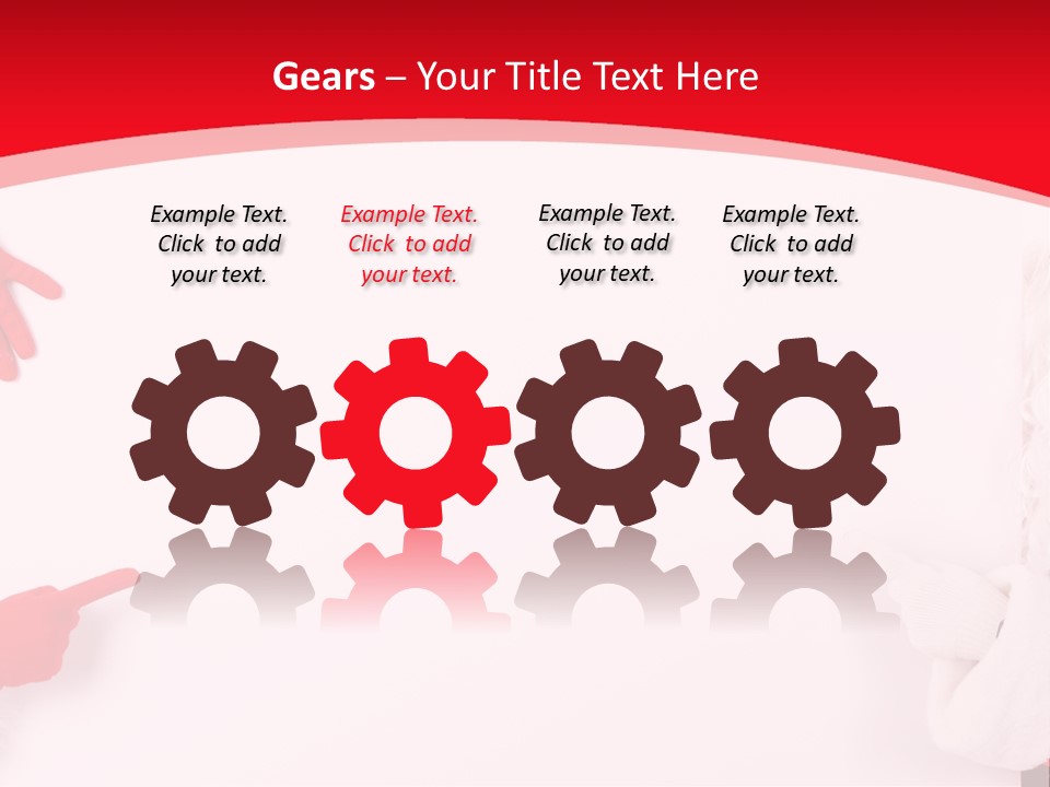 Santa Flyer Hat PowerPoint Template