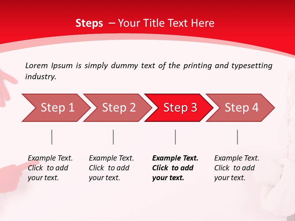 Santa Flyer Hat PowerPoint Template