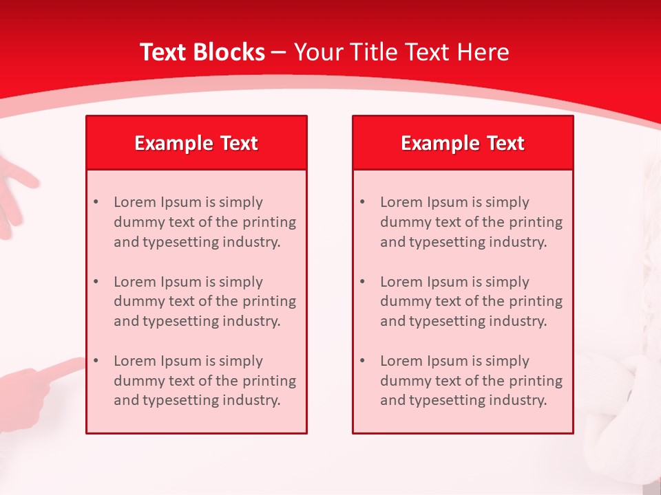 Santa Flyer Hat PowerPoint Template