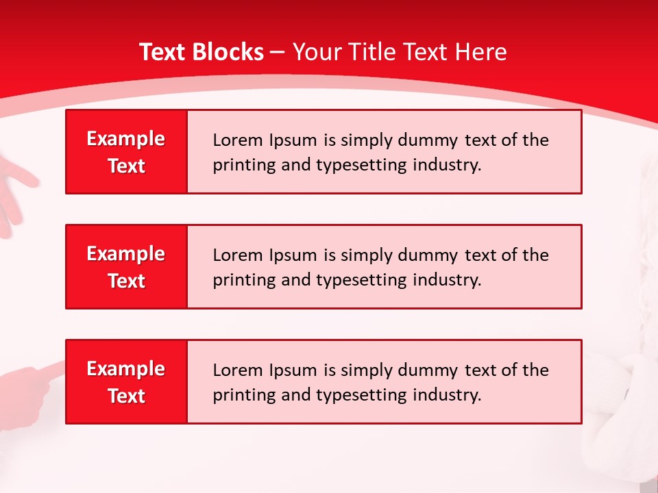 Santa Flyer Hat PowerPoint Template