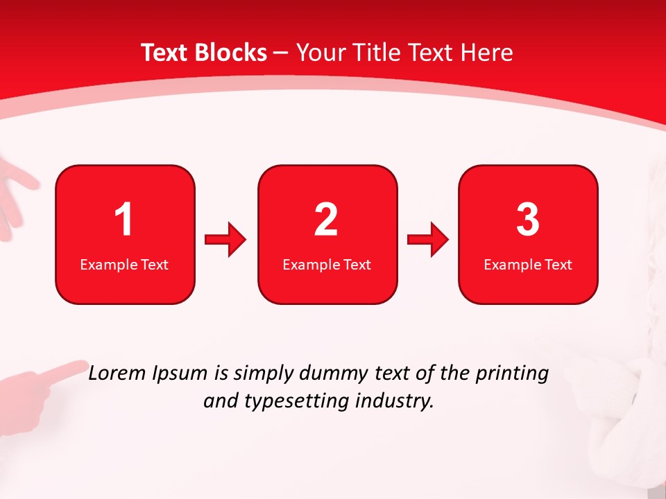 Santa Flyer Hat PowerPoint Template