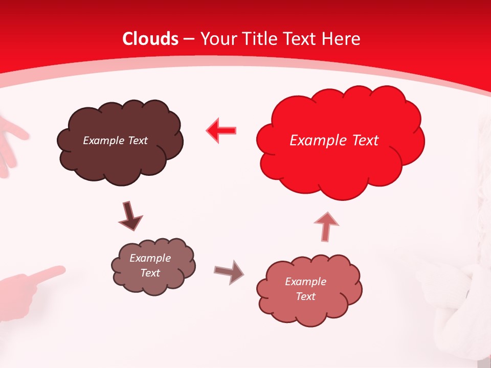 Santa Flyer Hat PowerPoint Template