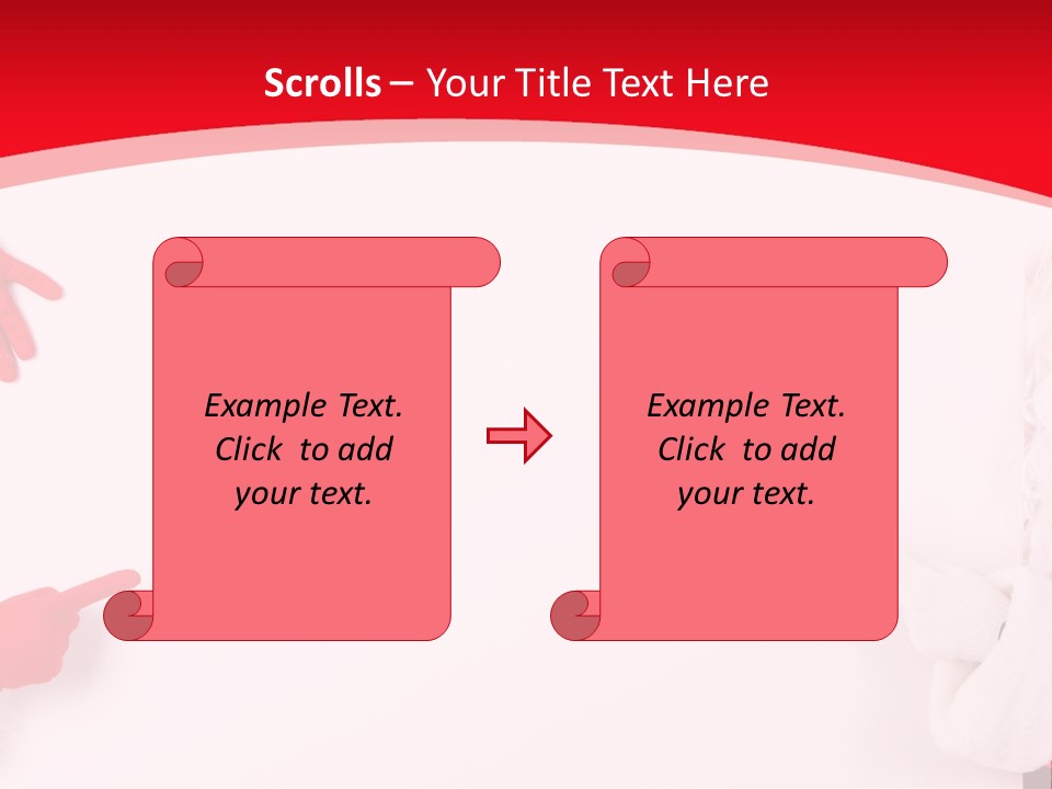 Santa Flyer Hat PowerPoint Template